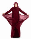 Mehar Hijab Modestly Stylish Look Classy and elegant Marium Premium Abaya