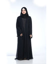 Mehar Stylish Premium Zaina Over coat  Abaya 3 Pice set