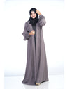 Mehar Hijab Modesty Stylish Look Zafreen Abaya Coat